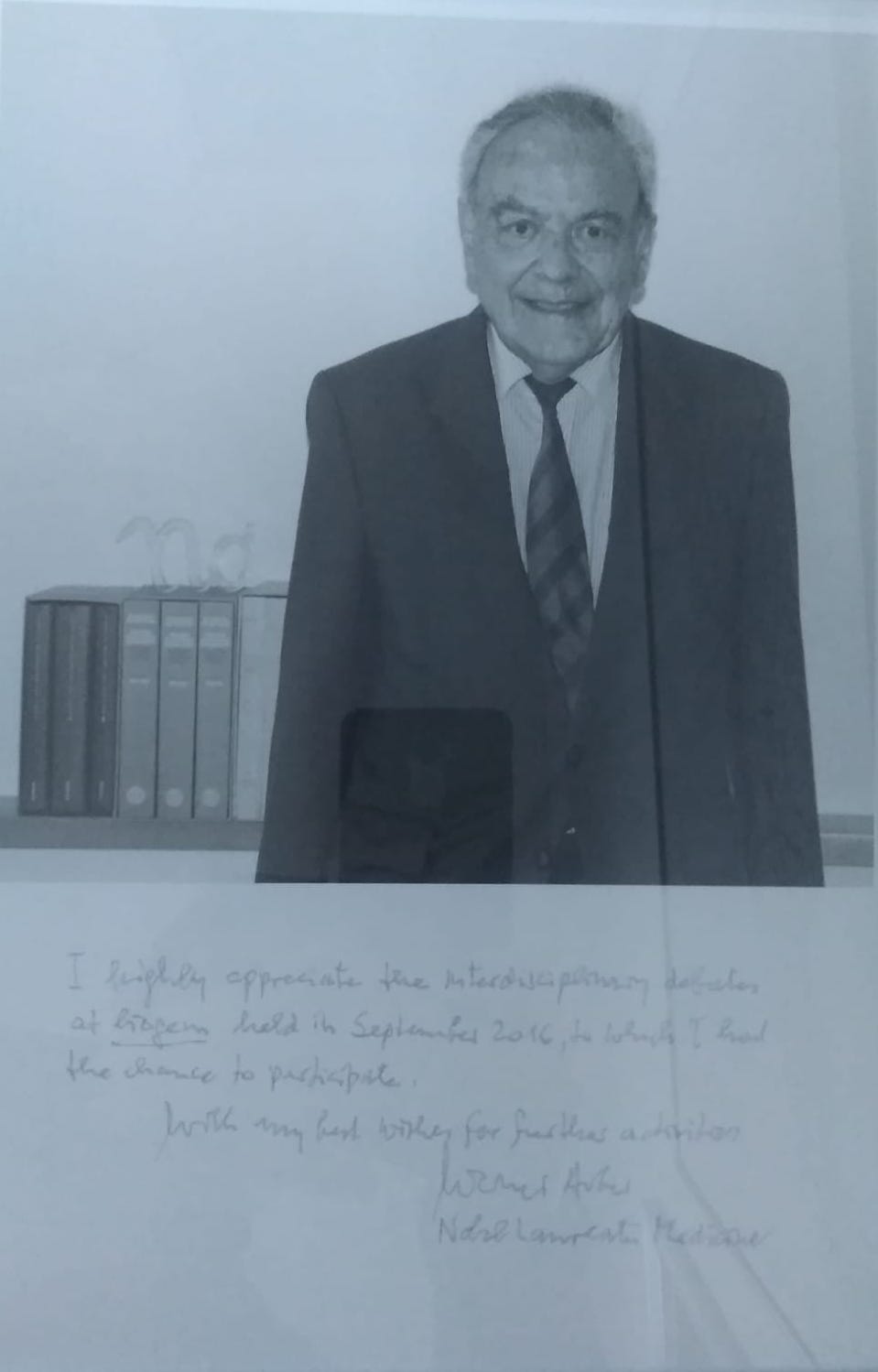 Werner Arber, Nobel Prize for Medicine 1978