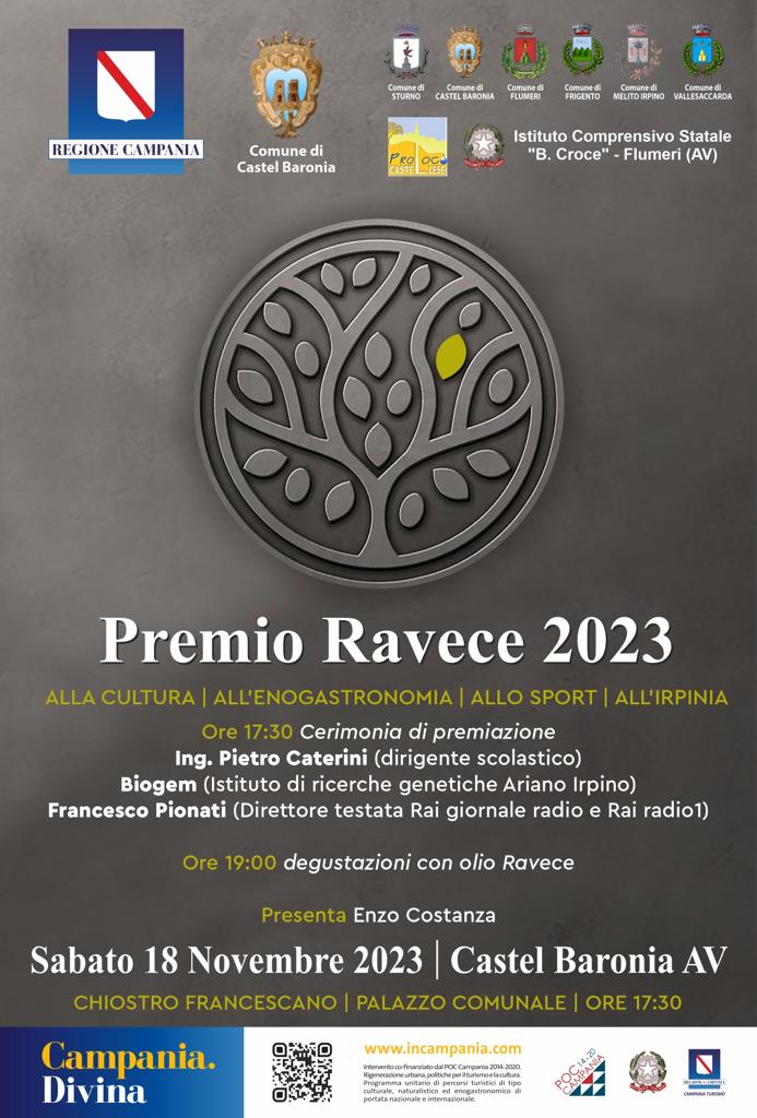 COMUNE DI CASTEL BARONIA PREMIO RAVECE 2023